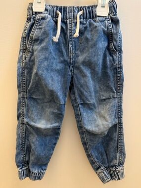 H&M Boys Denim Joggers – Size 2T